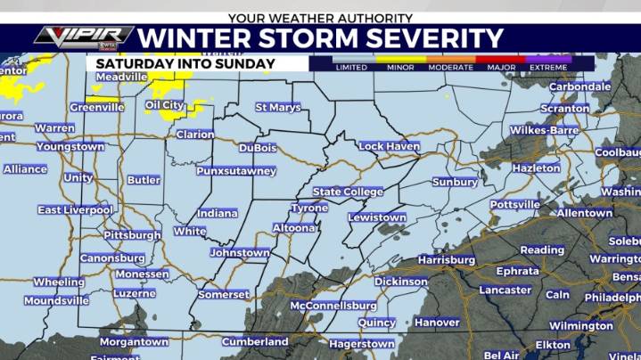 Watch for slick spots Sunday morning, keeping an eye on Tuesday's weather