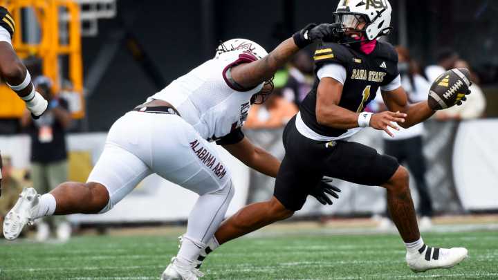 Alabama State football coach Eddie Robinson Jr gives Andrew Body injury update