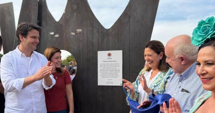 Así quedó la Plaza Barcelona de Curitiba