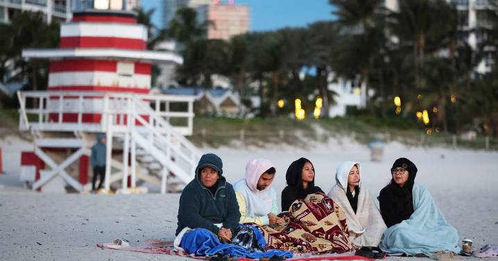 Record-low temperatures shock the Southeast U.S. while snowfall blankets parts of the Northeast