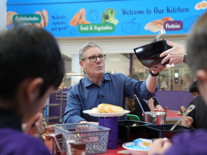 Starmer dishes up as more free school meals set to be rolled out