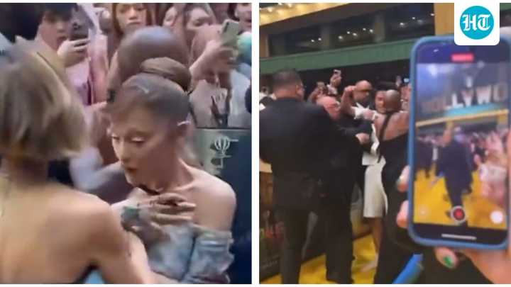Internet shocked as intruder grabs Ariana Grande, Cynthia Erivo rushes to help