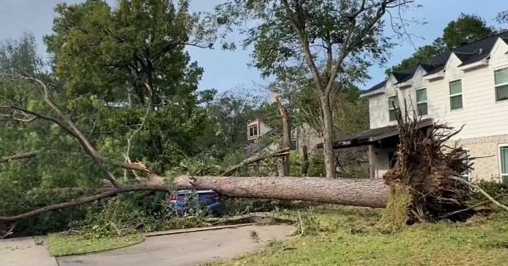 Tornado damages over 100 homes near Houston on Monday