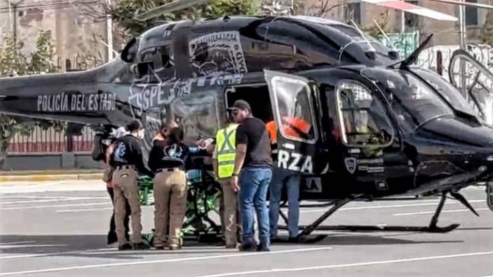 Se hirió policía estatal de balazo accidental en Rubio