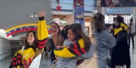 Korina Rivadeneira llegó a Venezuela tras dejar el Perú y vive emotivo reencuentro con su familia y amigos: “Después de 10 años”
