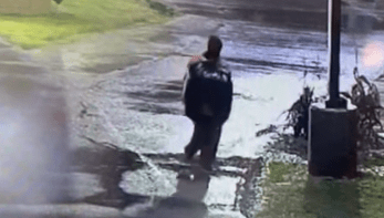 Video footage shows Arkansas escaped inmate runs off while taking out trash