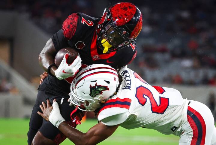 San Diego State playmaker Jordan Napier sidelined for season with knee injury