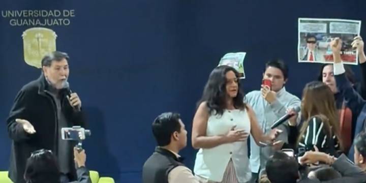 Noroña minimiza polémica en Universidad de Guanajuato donde estudiantes lo corrieron: “Estuve dos horas, intenso”
