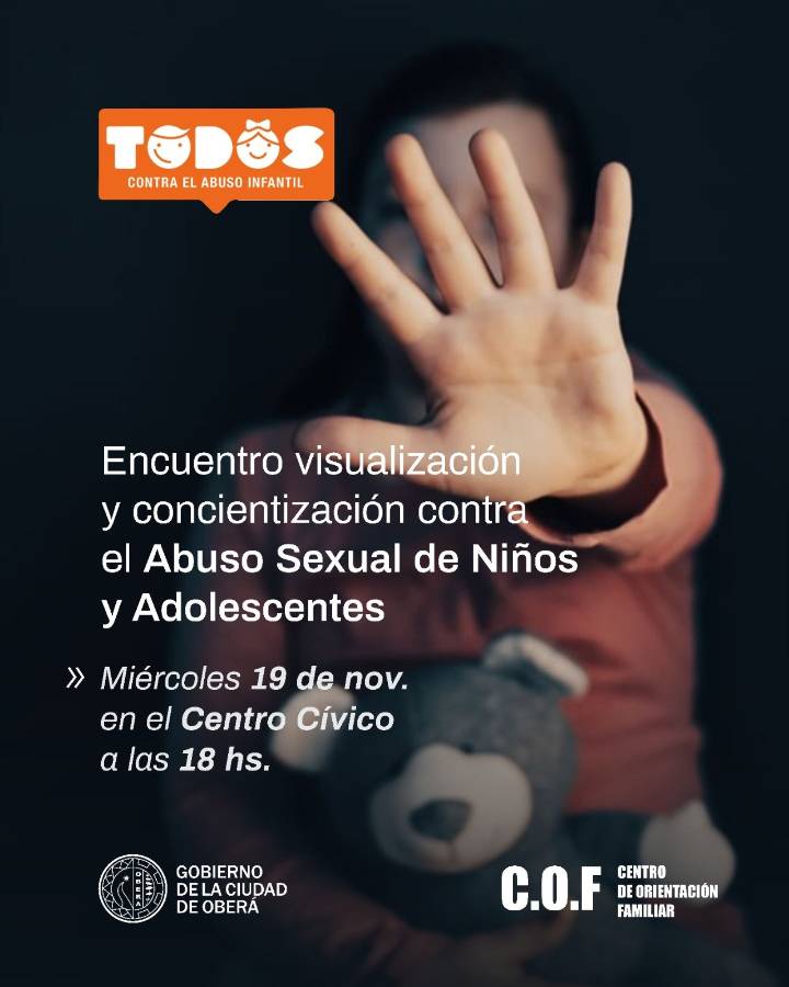 Encuentro visualización y concientización contra el Abuso Sexual de Niños y Adolescentes