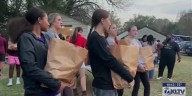 Thanksgiving came early for some Panola County families with free boxes of food