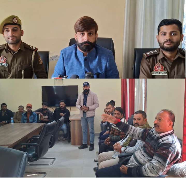 Transport Department Reasi holds awareness camp in Katra; Enforcement drive conducted in Reasi