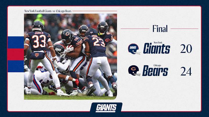 Instant Analysis: Giants fall to Bears, 24
