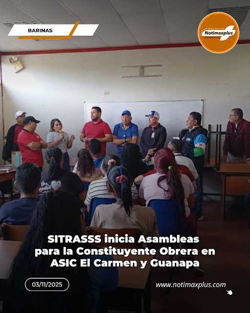 Sitrasss inicia Asambleas para la Constituyente Obrera en ASIC El Carmen y Guanapa