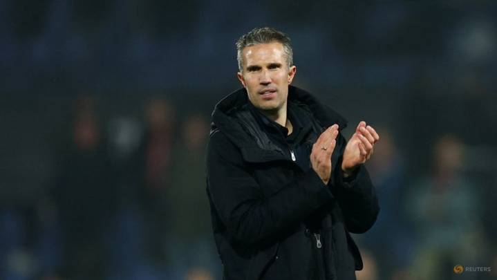 Van Persie defends decision to give senior debut to son Shaqueel in Europa League loss