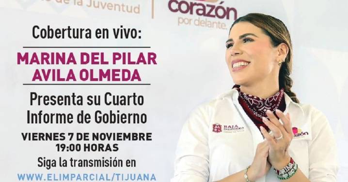 Sigue la transmisión en vivo del Cuarto Informe de la gobernadora Marina Del Pilar
