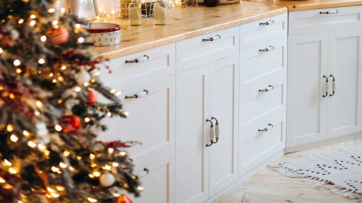 Decluttering This Area Seasonally Will Make Your Kitchen Instantly Feel Holiday