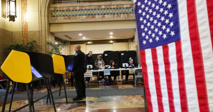 Bomb threats in New Jersey and Trump warnings for California mark Election Day