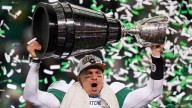 Roughriders’ Harris named Grey Cup MVP, Emilus Most Outstanding Canadian