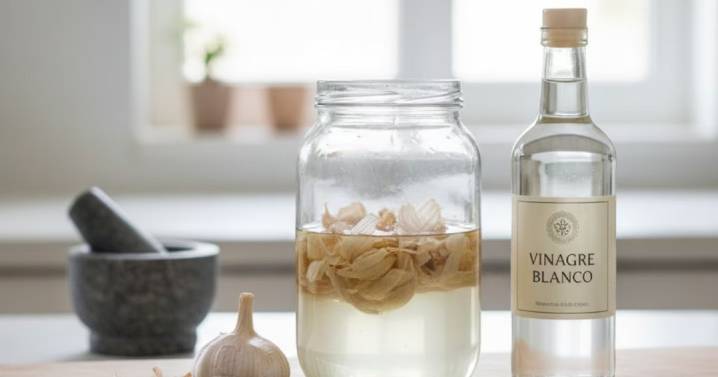 Mezclar cáscaras de ajo con vinagre blanco: por qué recomiendan hacerlo y para qué sirve 