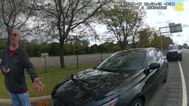 Highway horror when pole crashes on car, driver injured: I