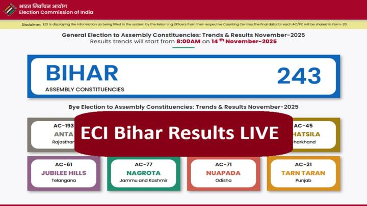 Election Commission Bihar Results 2025 LIVE: Counting of vote begins soon, check live results on eciresults.nic.in & results.eci.gov.in