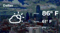 El tiempo de hoy en Dallas para este sábado 15 de noviembre