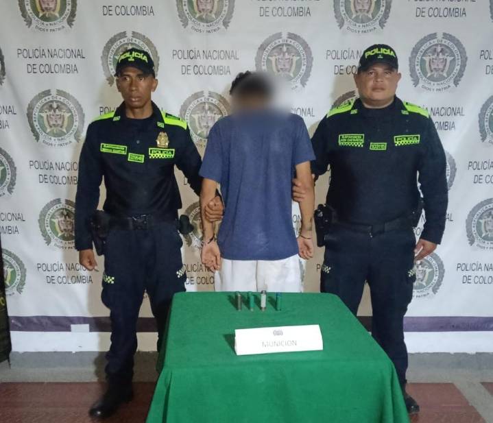 Aprenden menor con munición en Girardot 