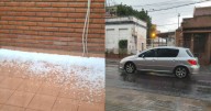 La lluvia llegó a Jujuy acompañada de granizo
