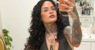 Kehlani Shows off Her Toned Abs in Bold Top