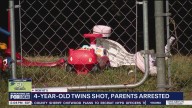 Parents arrested after 4-year-old twin boys are shot