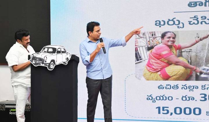 KTR dares Revanth Reddy for open debate on Hyderabad’s development record