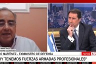 Julio Martínez, ministro de Defensa de Macri, aseguró que "Presti debe pedir el retiro del Ejército para asumir"