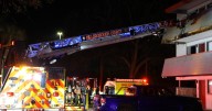 Hillsborough County firefighters battle hotel blaze
