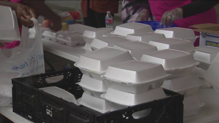 With SNAP benefits cut off, Central Texas groups work to fill gap with free meal giveaway