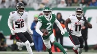 Falcons, Jets tied 7-7 at halftime