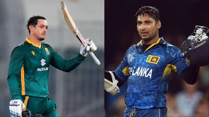 Quinton De Kock Equals Kumar Sangakkara's World Record Of...