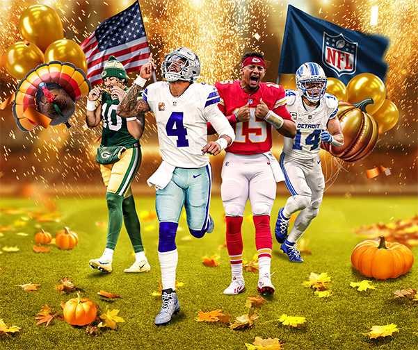 La NFL celebra el Día de Acción de Gracias con tres duelos estelares