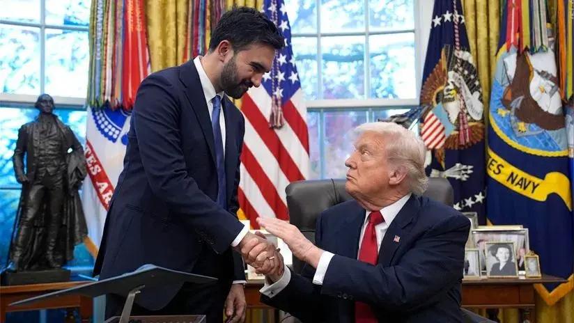 ¿Fin de la polémica? Donald Trump y Zohran Mamdani se reúnen y anuncian que trabajarán juntos