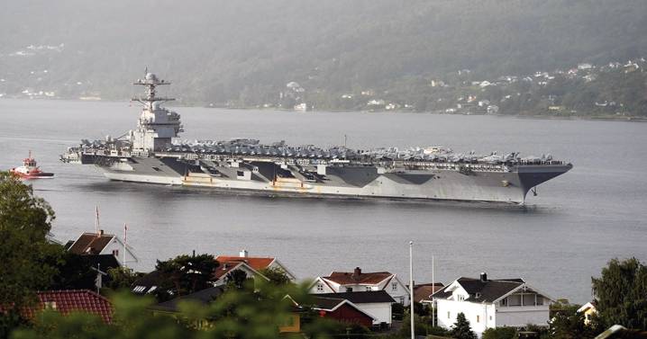 EU lleva su portaaviones más grande al Caribe