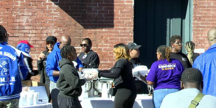 Local groups host annual Feast in the Streets giveaway