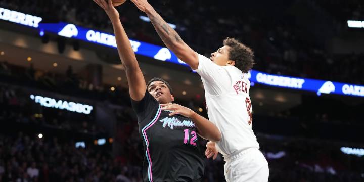 Short-handed Cavs rally to beat Heat 130-116 behind Jarrett Allen’s double