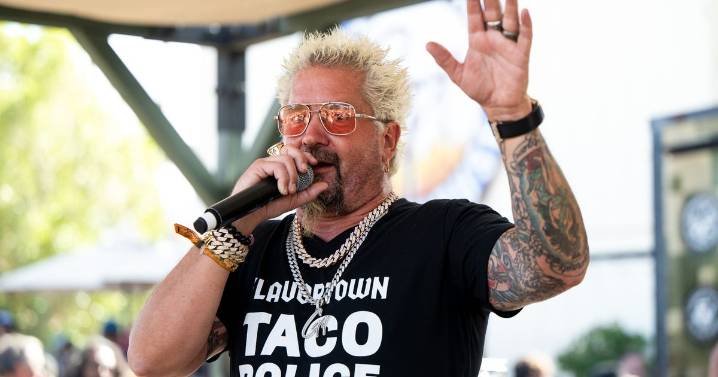 Guy Fieri rushed to hospital as leg 'tears in half' leaving him wheelchair