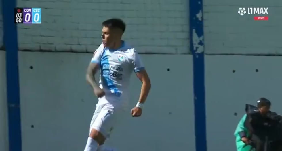 ¡Con un poco de suerte! Gol de Santiago González para el 1-0 de Sporting Cristal vs. Comerciantes Unidos