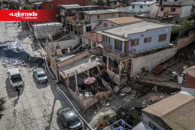 Deslizamiento en Sánchez Taboada avanza 20 centímetros; 24 viviendas en alto riesgo