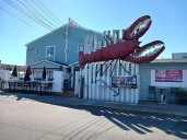 Iconic Jersey Shore restaurant with giant lobster sign for sale