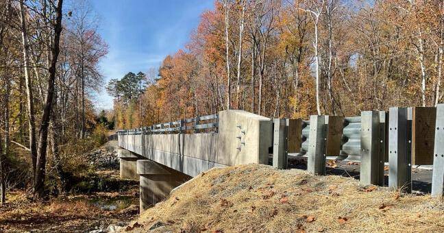 Louisa Road reopens after bridge replacement project