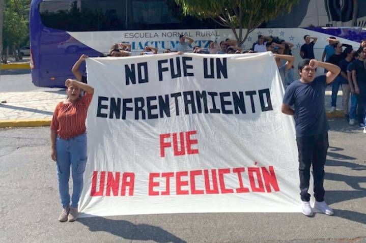 Exigen justicia por muerte de normalista en operativo