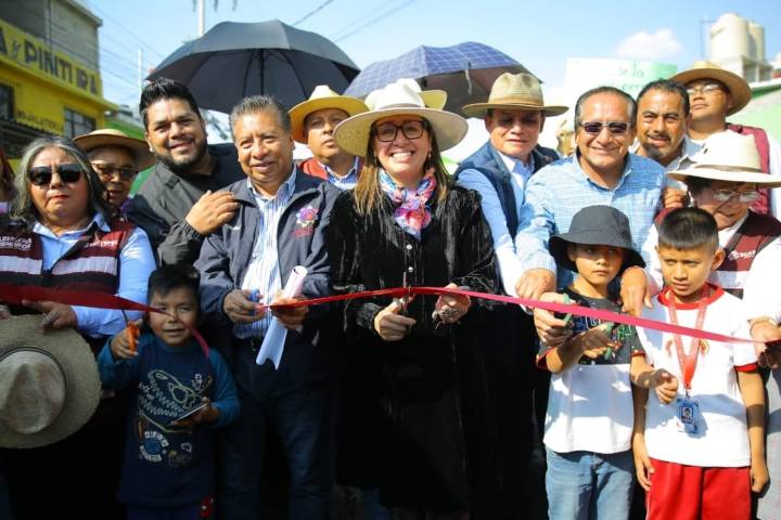 Azucena Cisneros transforma Jardines de Santa Clara e inaugura repavimentaciones