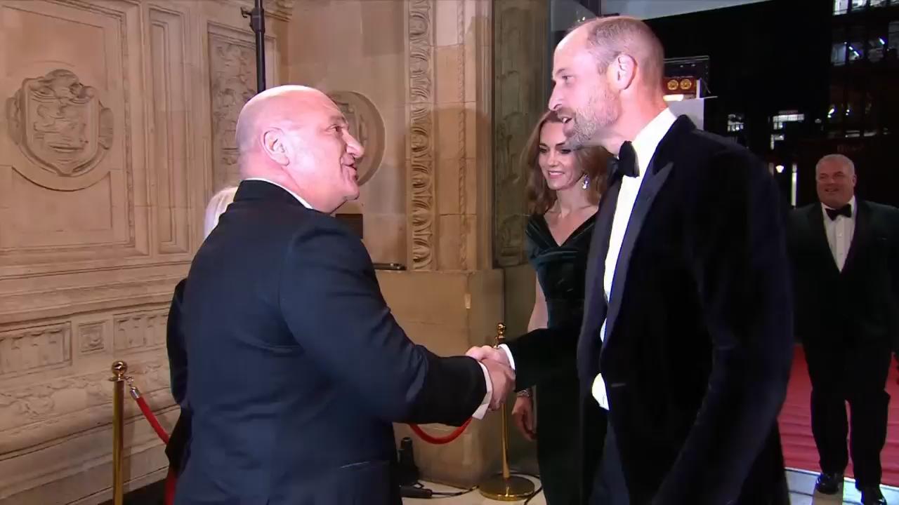 After two year absence, the Prince and Princess of Wales attend Royal Variety Performance