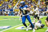 Northern Arizona's Jayson Raines sees pass until lights go out